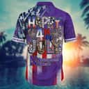 NCAA Northwestern Wildcats Hawaiian Shirt Independence Day Happy 4th Of July NCAA Northwestern Wildcats Hawaiian Shirt Independence Day Happy 4th Of July