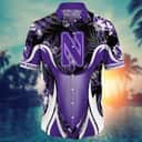 NCAA Northwestern Wildcats Hawaiian Shirt Gift For Beach Trip NCAA Northwestern Wildcats Hawaiian Shirt Gift For Beach Trip