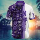 Floral Aloha NCAA Northwestern Wildcats Hawaiian Shirt Beach Gift For Him Floral Aloha NCAA Northwestern Wildcats Hawaiian Shirt Beach Gift For Him