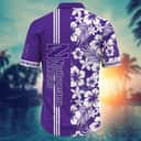 Floral Aloha NCAA Northwestern Wildcats Hawaiian Shirt Beach Gift For Friend
