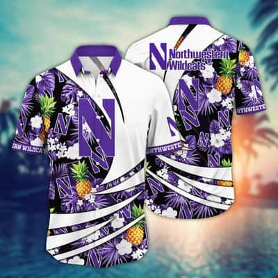 NCAA Northwestern Wildcats Hawaiian Shirt Summer Gift For Friend