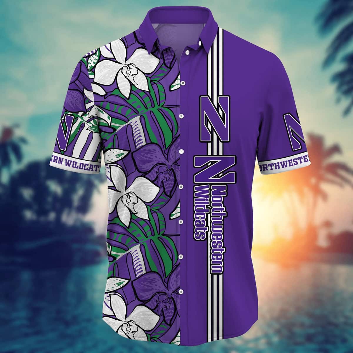NCAA Northwestern Wildcats Hawaiian Shirt Trendy Summer Gift