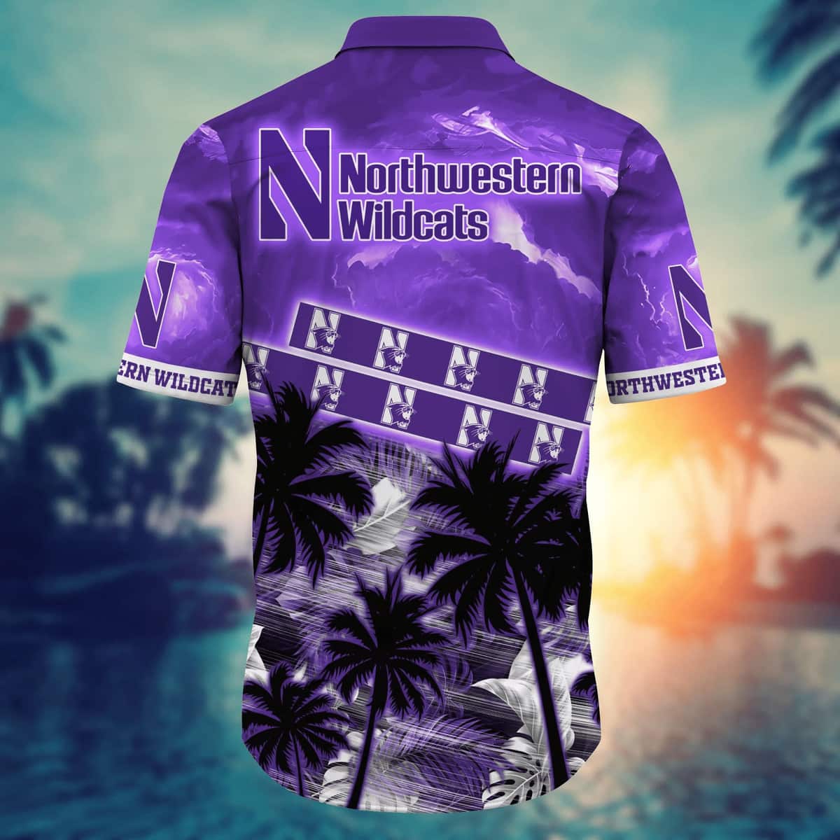 Vintage Aloha NCAA Northwestern Wildcats Hawaiian Shirt Gift For Best Friend Vintage Aloha NCAA Northwestern Wildcats Hawaiian Shirt Gift For Best Friend