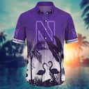 Vintage Aloha NCAA Northwestern Wildcats Hawaiian Shirt Summer Beach Gift