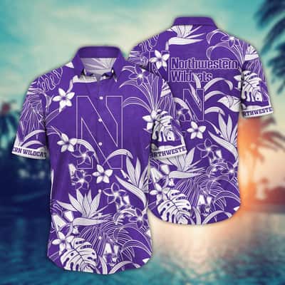 Aloha NCAA Northwestern Wildcats Hawaiian Shirt For Summer Lovers