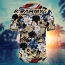 Floral Aloha NCAA Army Black Knights Hawaiian Shirt Independence Day Floral Aloha NCAA Army Black Knights Hawaiian Shirt Independence Day