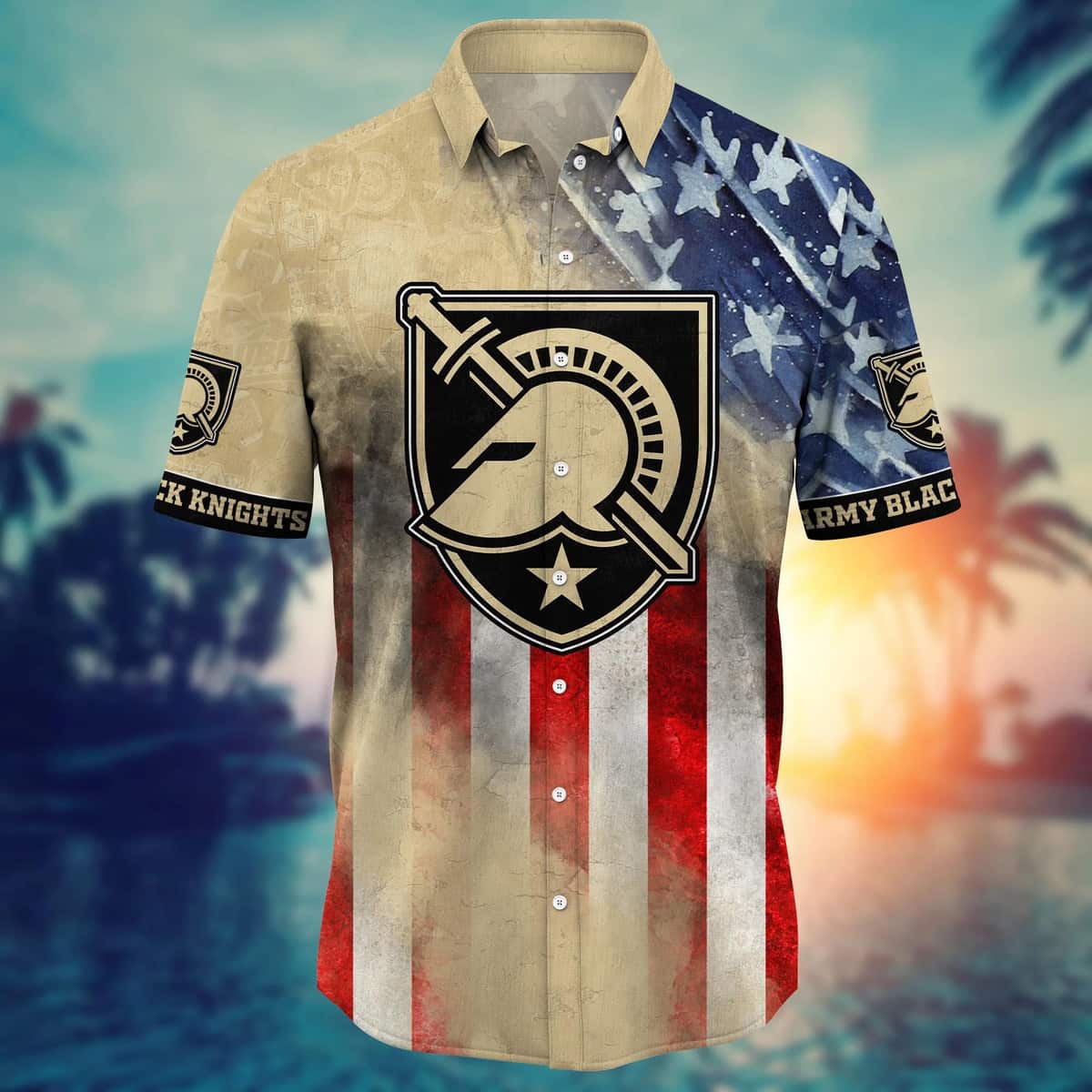 NCAA Army Black Knights Hawaiian Shirt Independence Day Happy 4th Of July