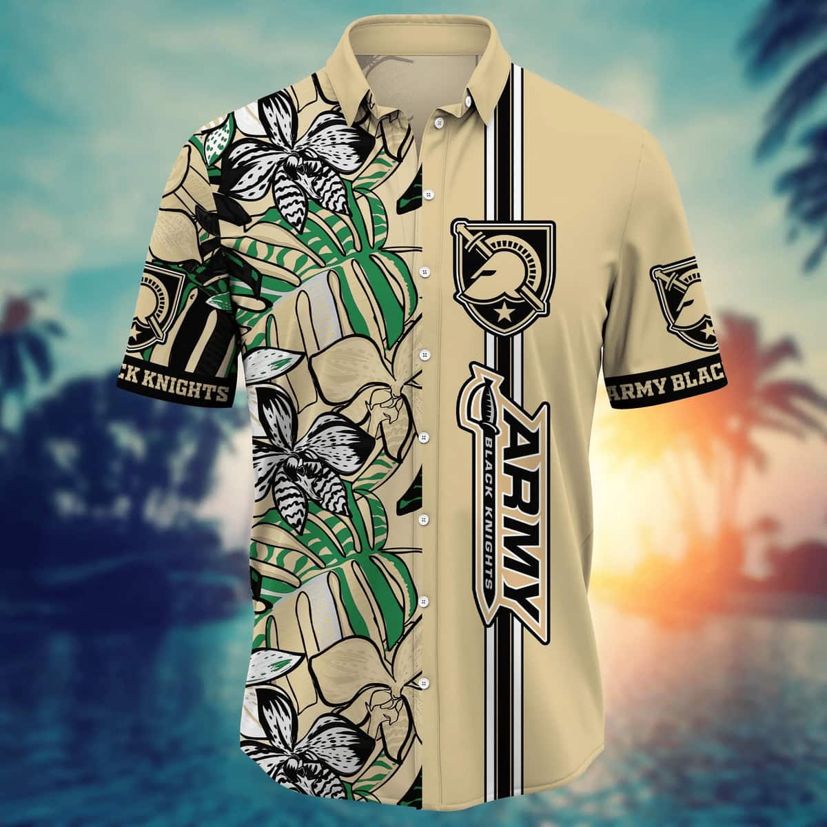 Summer Aloha NCAA Army Black Knights Hawaiian Shirt Beach Gift For Friend Summer Aloha NCAA Army Black Knights Hawaiian Shirt Beach Gift For Friend