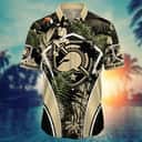 NCAA Army Black Knights Hawaiian Shirt Palm Leaves Pattern