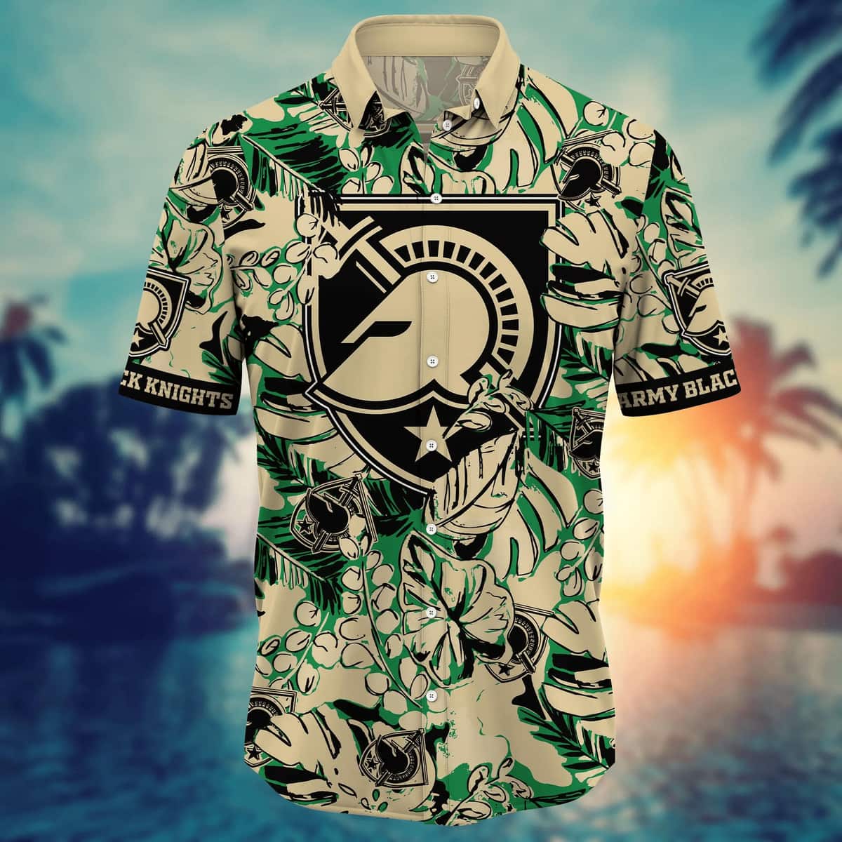NCAA Army Black Knights Hawaiian Shirt Beach Gift For Friend NCAA Army Black Knights Hawaiian Shirt Beach Gift For Friend