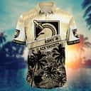 Vintage Aloha NCAA Army Black Knights Hawaiian Shirt Palm Trees Pattern Vintage Aloha NCAA Army Black Knights Hawaiian Shirt Palm Trees Pattern