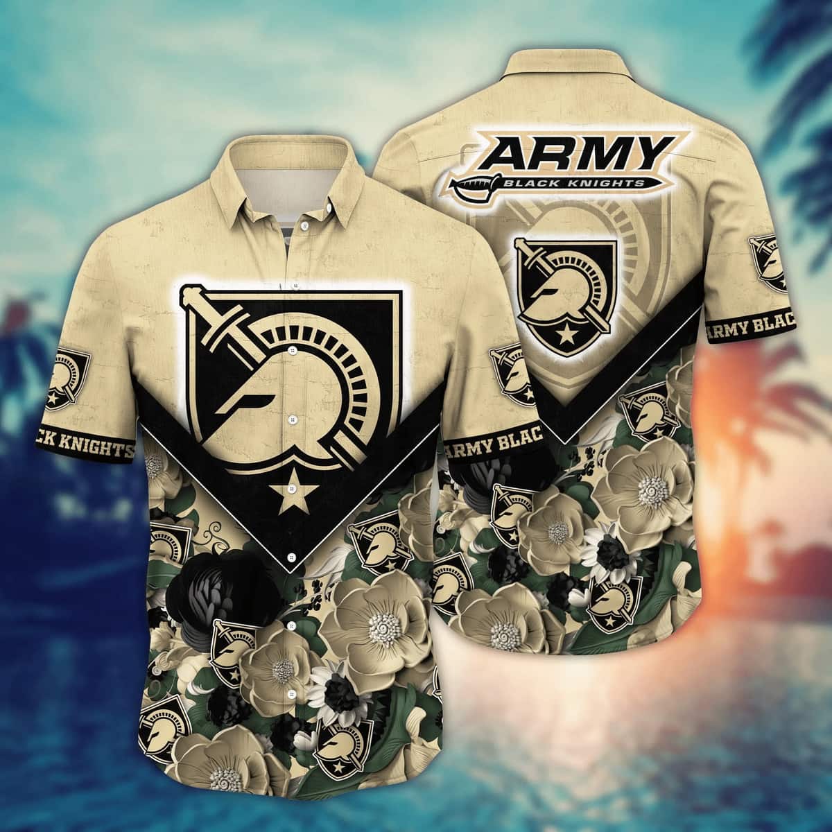 NCAA Army Black Knights Hawaiian Shirt Gift For Beach Lovers NCAA Army Black Knights Hawaiian Shirt Gift For Beach Lovers