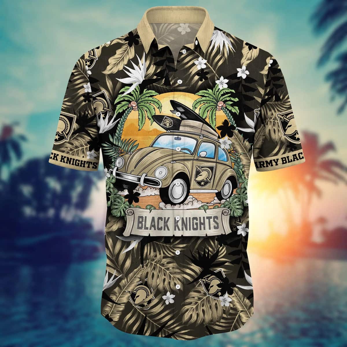 Summer Aloha NCAA Army Black Knights Hawaiian Shirt Summer Holiday Gift
