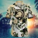 NCAA Army Black Knights Hawaiian Shirt Hibiscus Flowers Pattern