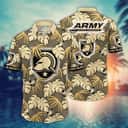 NCAA Army Black Knights Hawaiian Shirt Palm Leaves Pattern Beach Gift For Him