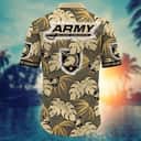 NCAA Army Black Knights Hawaiian Shirt Palm Leaves Pattern Beach Gift For Him
