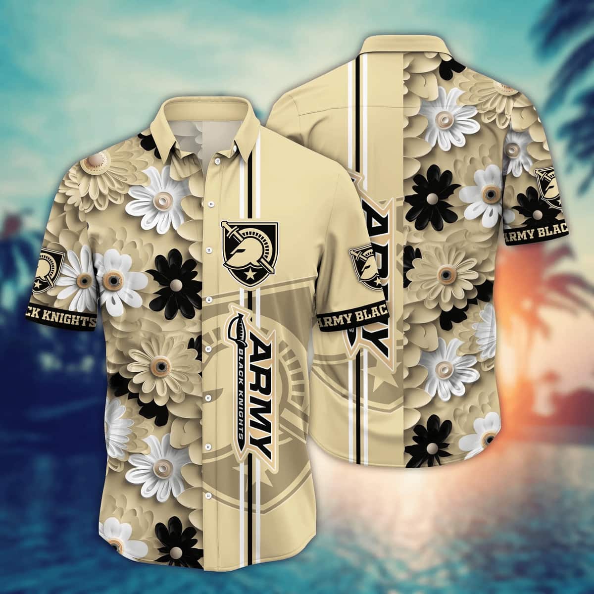 Floral Aloha NCAA Army Black Knights Hawaiian Shirt Trendy Summer Gift Floral Aloha NCAA Army Black Knights Hawaiian Shirt Trendy Summer Gift