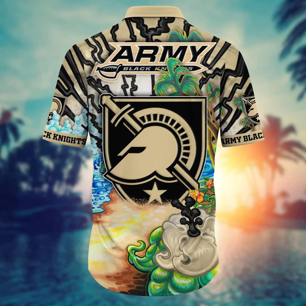 Aloha Army Black Knights NCAA Hawaiian Shirt Beach Gift For Him Aloha Army Black Knights NCAA Hawaiian Shirt Beach Gift For Him