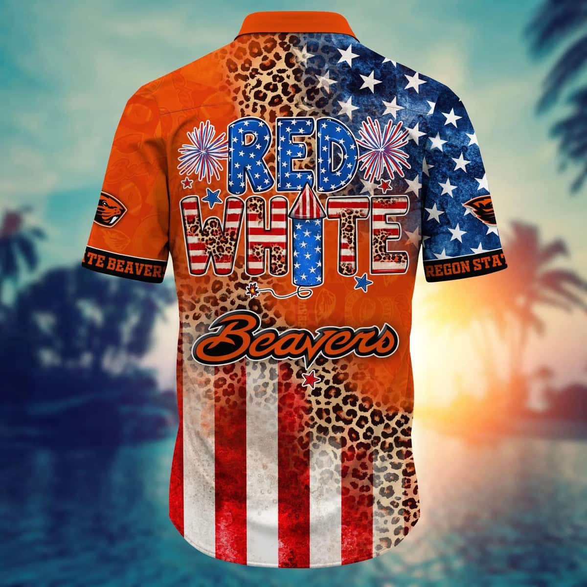 NCAA Oregon State Beavers Hawaiian Shirt Independence Day Gift For Beach Lovers