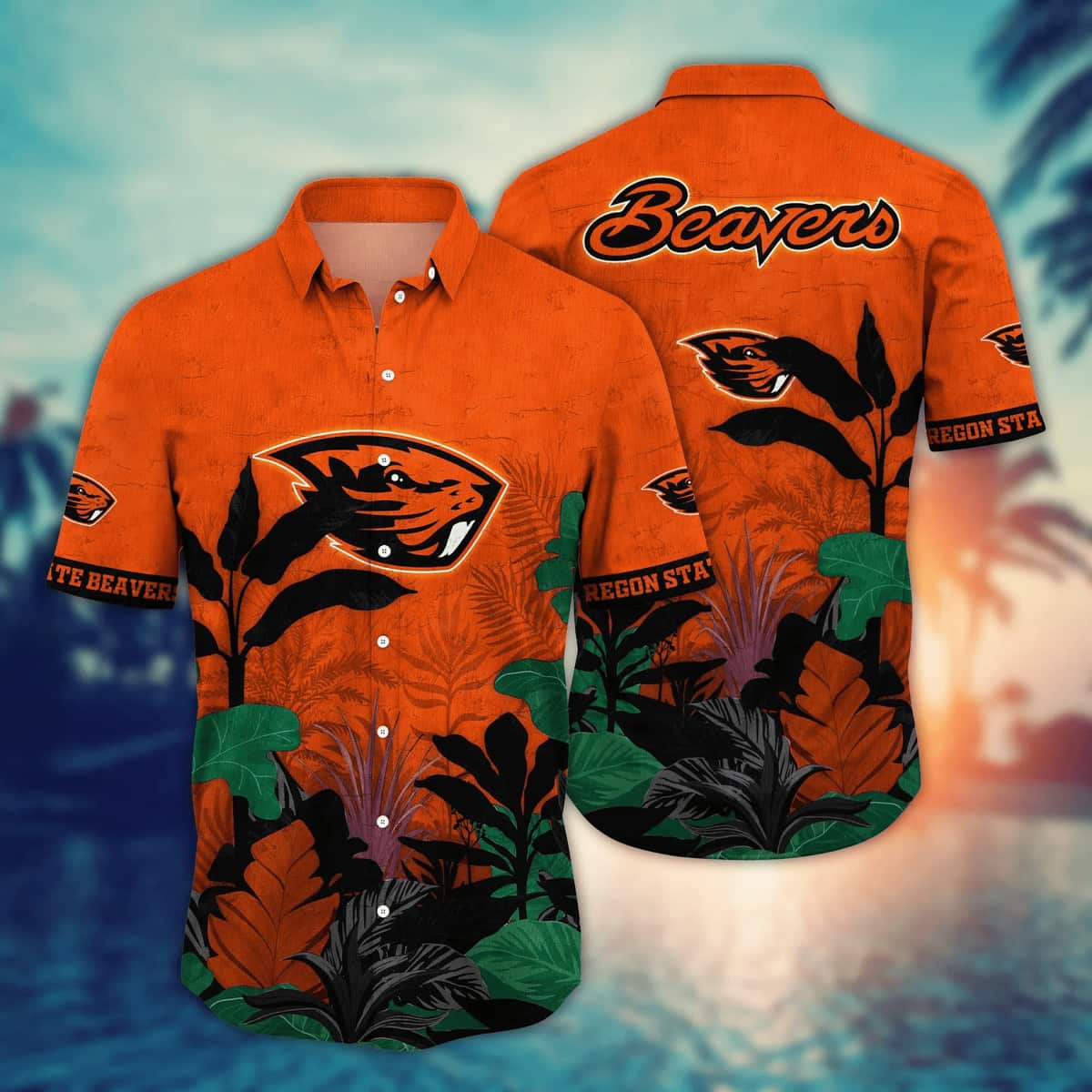 Summer Aloha NCAA Oregon State Beavers Hawaiian Shirt Gift For Beach Trip Summer Aloha NCAA Oregon State Beavers Hawaiian Shirt Gift For Beach Trip