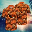 NCAA Oregon State Beavers Hawaiian Shirt Palm Leaves Pattern Best Beach Gift NCAA Oregon State Beavers Hawaiian Shirt Palm Leaves Pattern Best Beach Gift