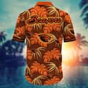 NCAA Oregon State Beavers Hawaiian Shirt Palm Leaves Pattern Best Beach Gift