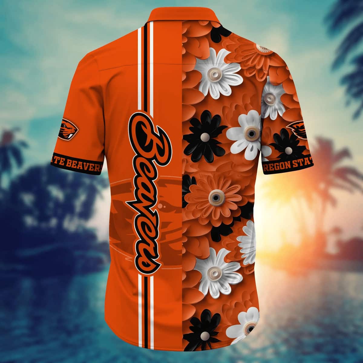 Floral Aloha NCAA Oregon State Beavers Hawaiian Shirt Gift For Beach Vacation Floral Aloha NCAA Oregon State Beavers Hawaiian Shirt Gift For Beach Vacation