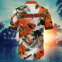NCAA Oregon State Beavers Hawaiian Shirt Hibiscus Flowers Pattern NCAA Oregon State Beavers Hawaiian Shirt Hibiscus Flowers Pattern