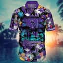 Summer Aloha NCAA Northwestern Wildcats Hawaiian Shirt Tropical Fruit Pattern Beach Vacation Gift