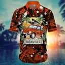 Oregon State Beavers NCAA Hawaiian Shirt Palm Leaves Pattern Best Beach Gift Oregon State Beavers NCAA Hawaiian Shirt Palm Leaves Pattern Best Beach Gift