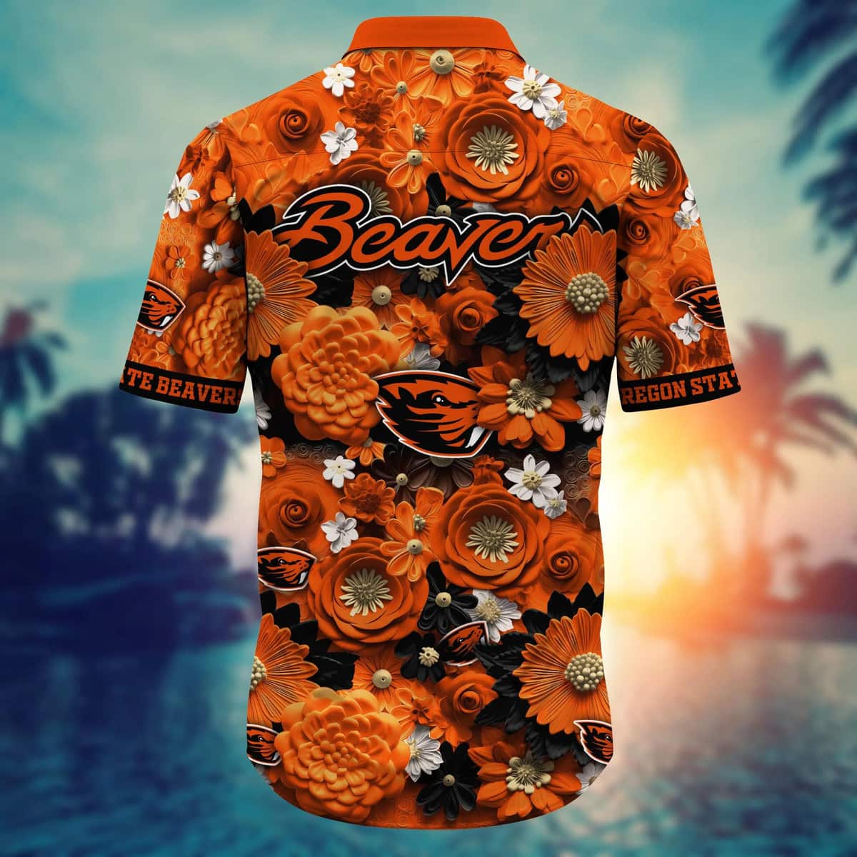 Floral Aloha NCAA Oregon State Beavers Hawaiian Shirt Beach Gift For Friend Floral Aloha NCAA Oregon State Beavers Hawaiian Shirt Beach Gift For Friend