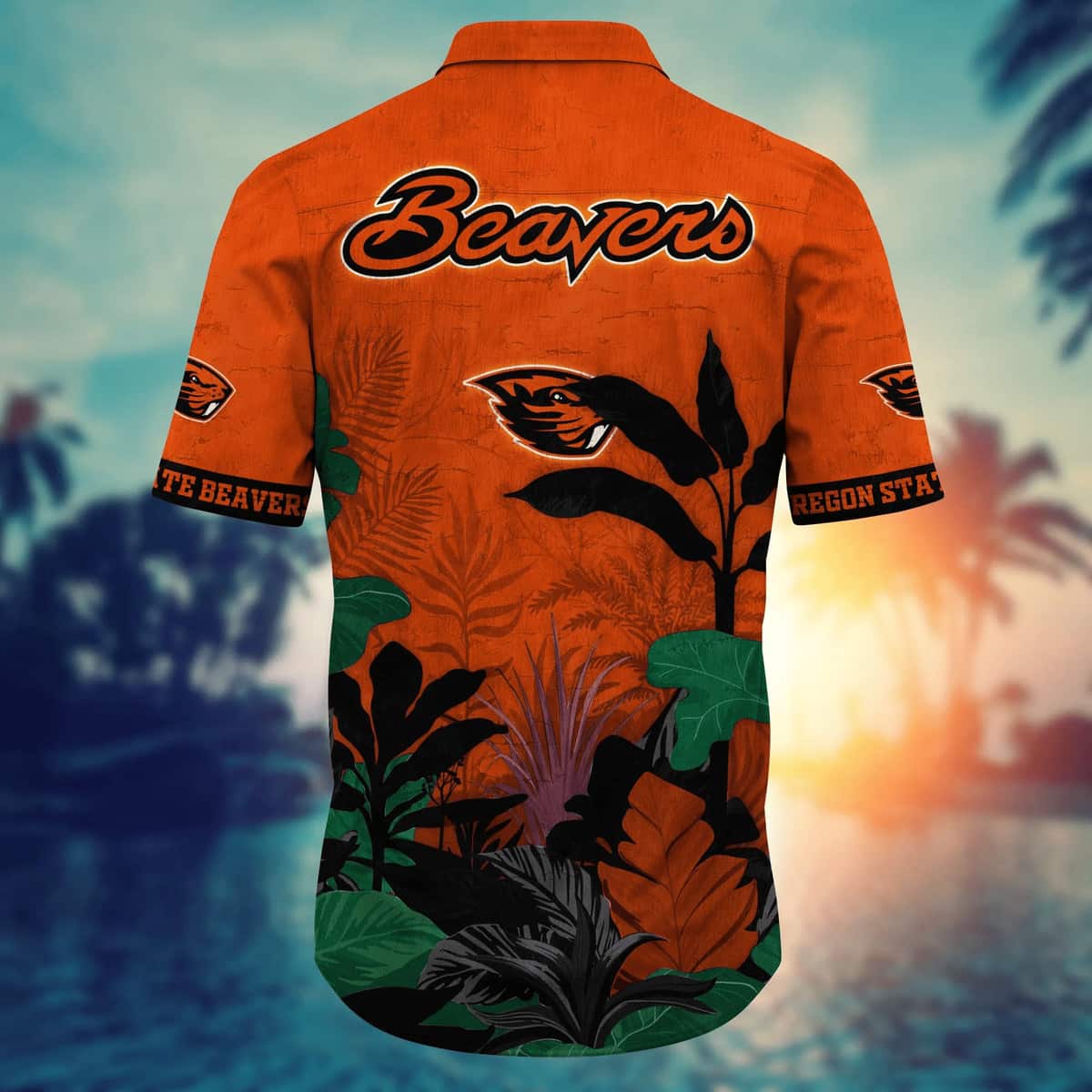 NCAA Oregon State Beavers Hawaiian Shirt Beach Gift For Dad