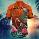 Summer Aloha NCAA Oregon State Beavers Hawaiian Shirt Pink Flamingo And Palm Leaves Summer Aloha NCAA Oregon State Beavers Hawaiian Shirt Pink Flamingo And Palm Leaves