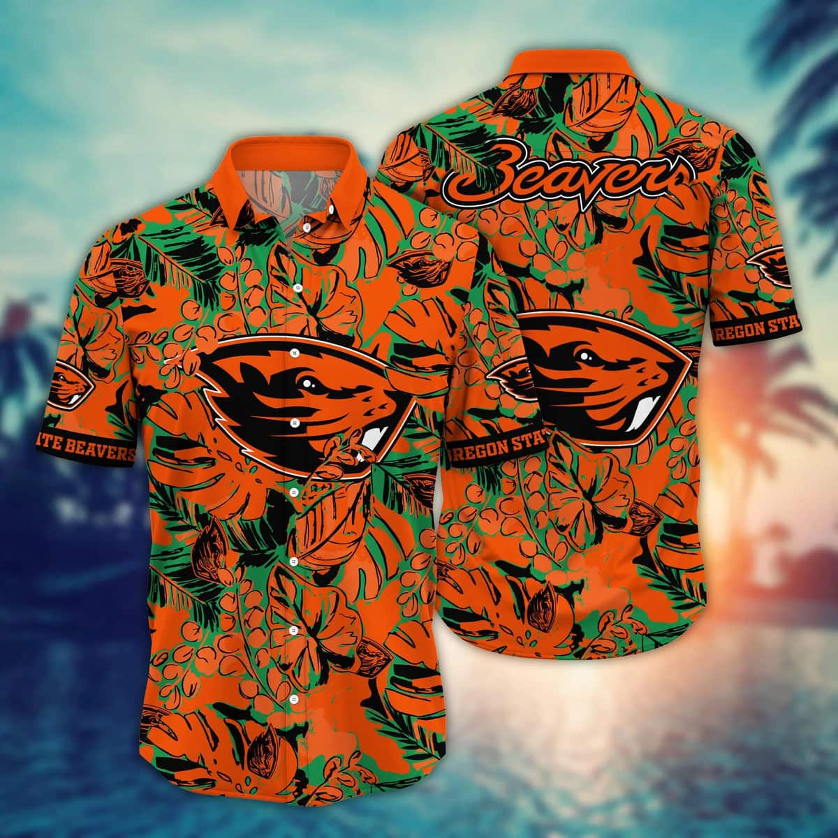 NCAA Oregon State Beavers Hawaiian Shirt Gift For Best Friend NCAA Oregon State Beavers Hawaiian Shirt Gift For Best Friend