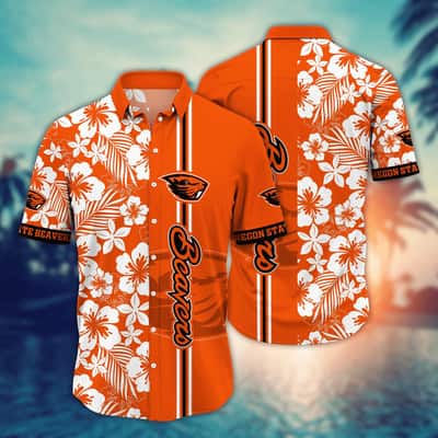 NCAA Oregon State Beavers Hawaiian Shirt Gift For Sport Dad