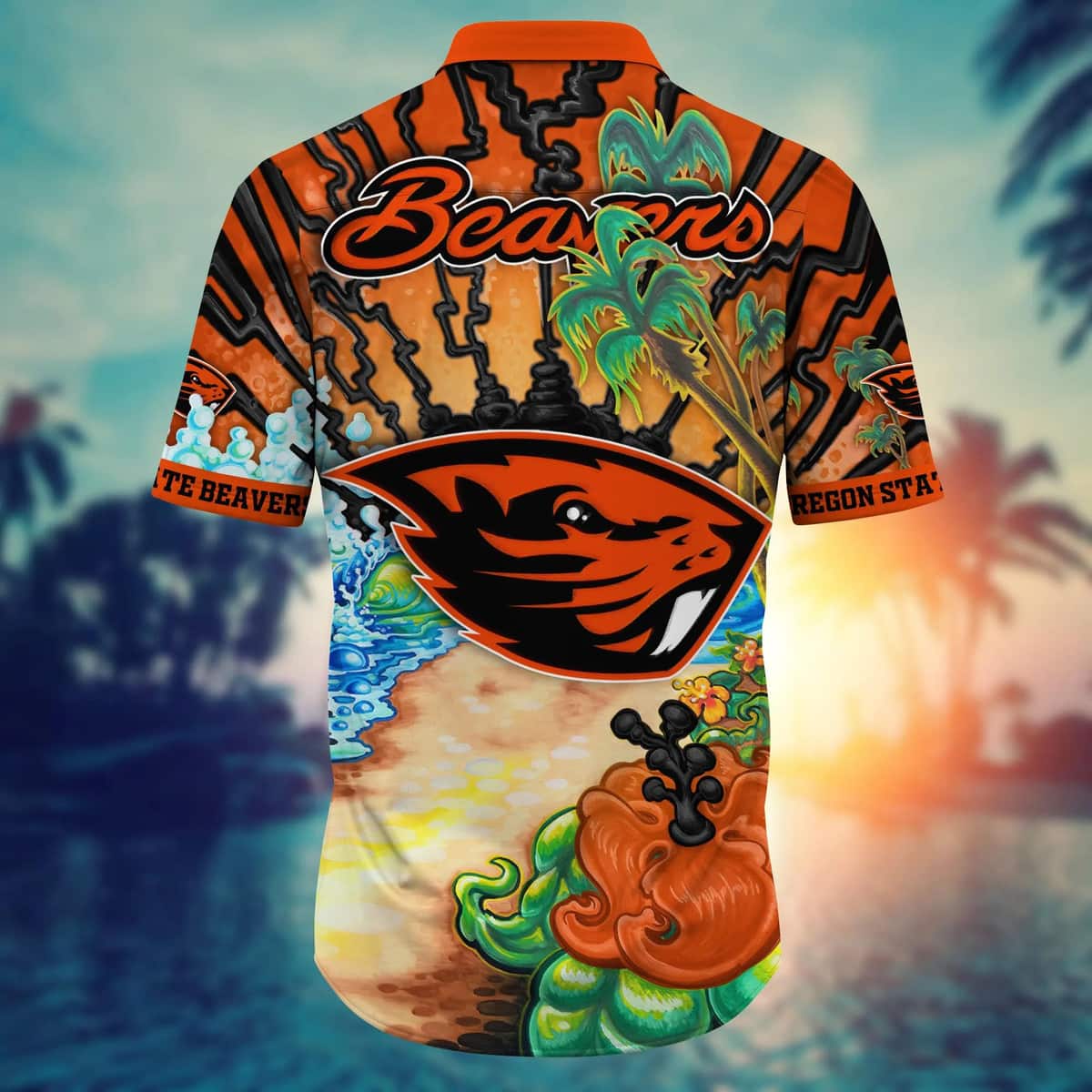 NCAA Oregon State Beavers Hawaiian Shirt Gift For Sporty Husband