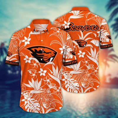 NCAA Oregon State Beavers Hawaiian Shirt Beach Gift For Him