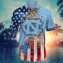 NCAA North Carolina Tar Heels Hawaiian Shirt Fireworks Independence Day