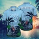Tropical Aloha NCAA North Carolina Tar Heels Hawaiian Shirt Beach Gift For Dad