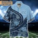 NCAA North Carolina Tar Heels Hawaiian Shirt Custom Name Summer Vacation Gift NCAA North Carolina Tar Heels Hawaiian Shirt Custom Name Summer Vacation Gift