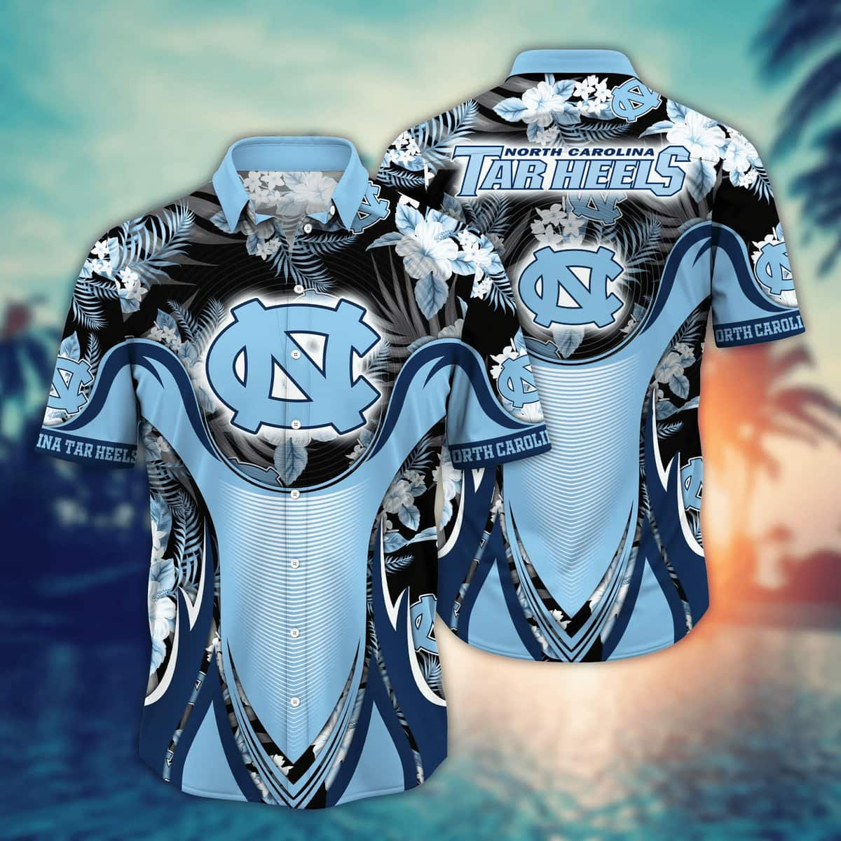 NCAA North Carolina Tar Heels Hawaiian Shirt Summer Vacation Gift