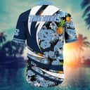 NCAA North Carolina Tar Heels Hawaiian Shirt Pineapple Pattern NCAA North Carolina Tar Heels Hawaiian Shirt Pineapple Pattern