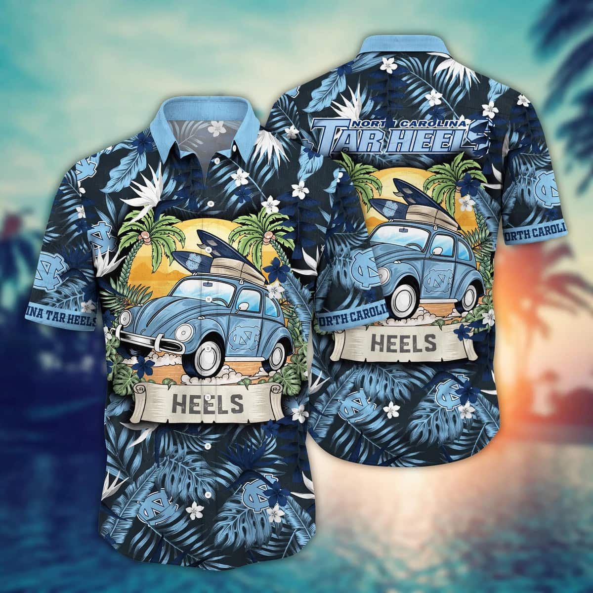 Summer Aloha NCAA North Carolina Tar Heels Hawaiian Shirt Practical Beach Gift Summer Aloha NCAA North Carolina Tar Heels Hawaiian Shirt Practical Beach Gift