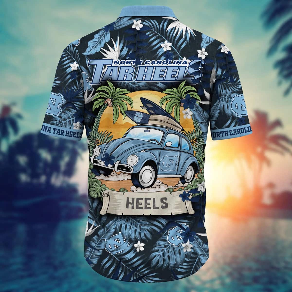 Summer Aloha NCAA North Carolina Tar Heels Hawaiian Shirt Practical Beach Gift Summer Aloha NCAA North Carolina Tar Heels Hawaiian Shirt Practical Beach Gift