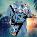 NCAA North Carolina Tar Heels Hawaiian Shirt Beach Gift For Husband NCAA North Carolina Tar Heels Hawaiian Shirt Beach Gift For Husband