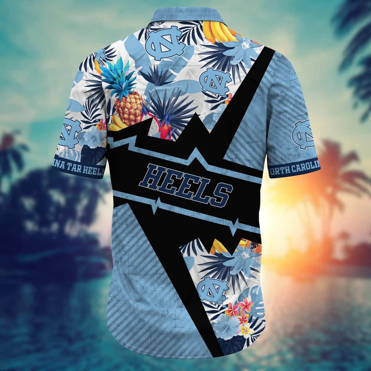 NCAA North Carolina Tar Heels Hawaiian Shirt Beach Gift For Husband NCAA North Carolina Tar Heels Hawaiian Shirt Beach Gift For Husband