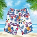 MLB Atlanta Braves Hawaiian Shirt Tropical Pattern Trendy Summer Gift MLB Atlanta Braves Hawaiian Shirt Tropical Pattern Trendy Summer Gift