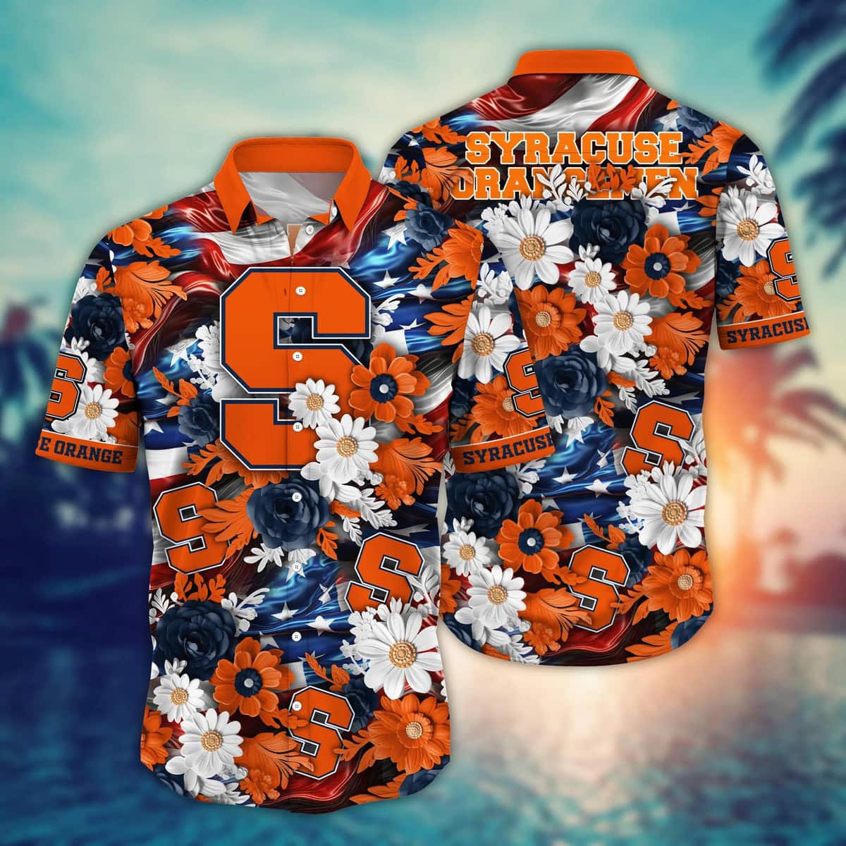 Aloha NCAA Syracuse Orange Hawaiian Shirt Independence Day Gift For Beach Lovers Aloha NCAA Syracuse Orange Hawaiian Shirt Independence Day Gift For Beach Lovers