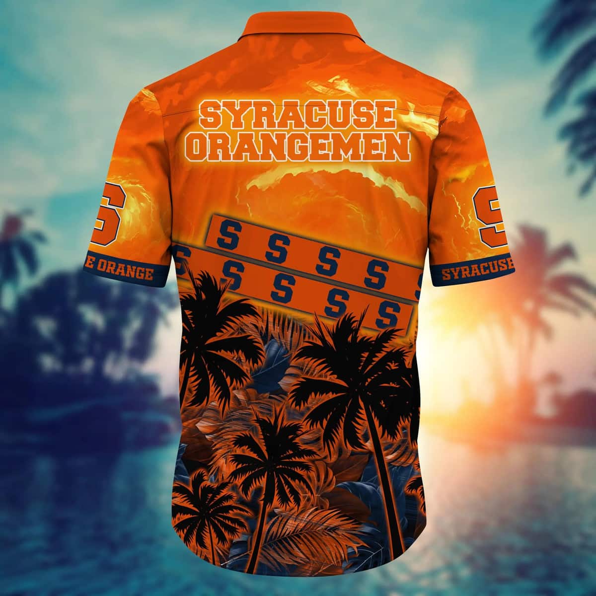 Vintage NCAA Syracuse Orange Hawaiian Shirt Gift For Beach Lovers Vintage NCAA Syracuse Orange Hawaiian Shirt Gift For Beach Lovers