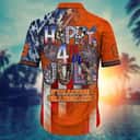 NCAA Syracuse Orange Hawaiian Shirt Happy 4th Of July Independence Day NCAA Syracuse Orange Hawaiian Shirt Happy 4th Of July Independence Day